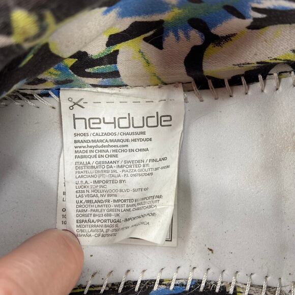 Hey Dude Wally Stretch Loafer Slip On Comfort Sneakers Gray Men's Size 11 - Picture 11 of 12